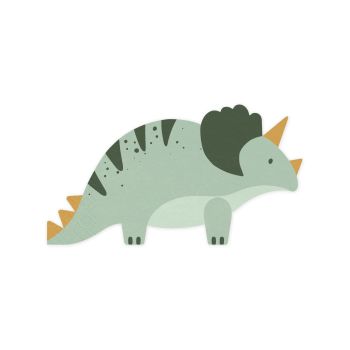 12 Șervețele Triceratops
