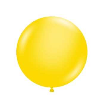 10 Baloane Latex Tuftex Yellow 45 cm