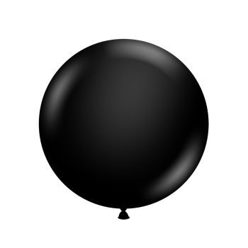 2 Baloane Latex Jumbo Tuftex Black 60 cm