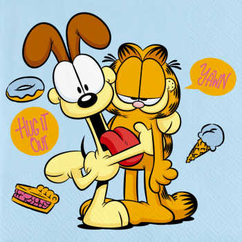 20 șervețele Garfield