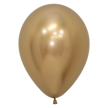 25 baloane Reflex Gold Sempertex - 30 cm