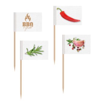 30 scobitori decorative BBQ & Grill