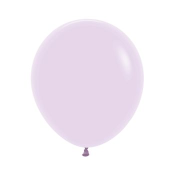 5 baloane jumbo Pastel Matte Lilac Sempertex - 45 cm