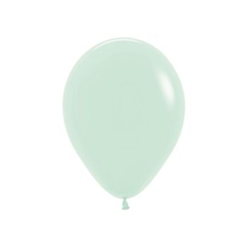 50 baloane Pastel Matte Green Sempertex - 23 cm