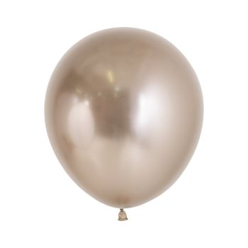 6 baloane jumbo Reflex Champagne Sempertex - 45 cm