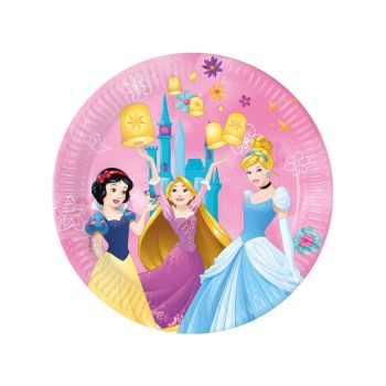 8 farfurii Disney Princess - 23 cm