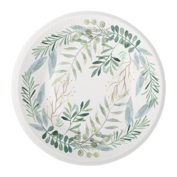 8 farfurii Eucalyptus Green - 18 cm