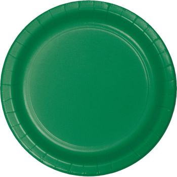 8 farfurii party Emerald Green - 23 cm