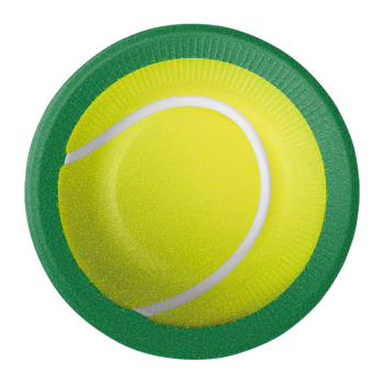 8 farfurii Tenis & Padel - 18 cm