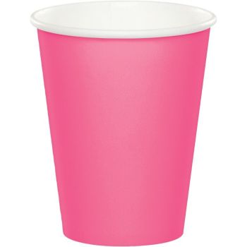 8 pahare Candy Pink - 266 ml