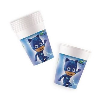 8 pahare Eroi în Pijamale - 200 ml
