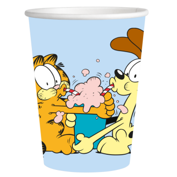 8 pahare Garfield -250 ml