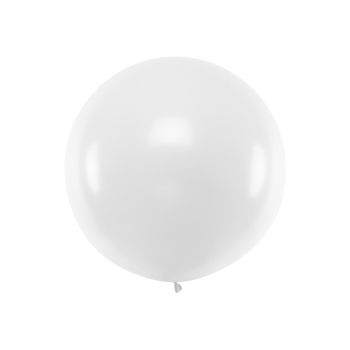 Balon Jumbo Alb - 1 m