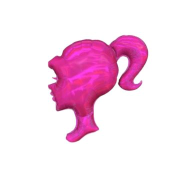 Balon figurina cap Barbie