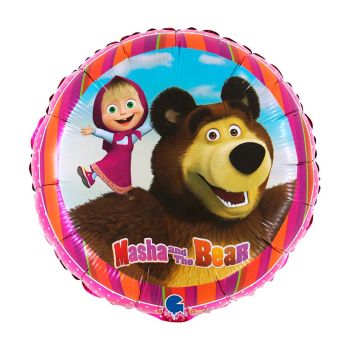 Balon folie Masha si Ursul 45 cm
