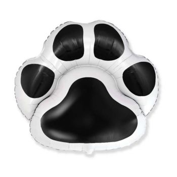 Balon Footprint Black 60 cm