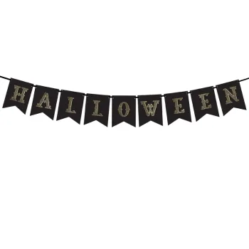 Banner negru Halloween 1.7 m