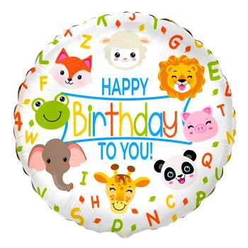 Mini balon Happy Birthday 35 cm