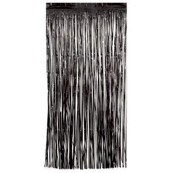 Perdea Decorativă Neagră - 100 cm x 200 cm