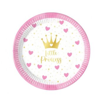 8 farfurii little Princess - 20 cm