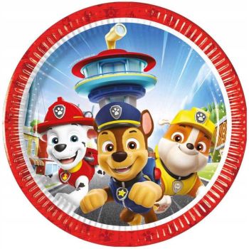 8 farfurii Paw Patrol Rescue Heroes 23 cm