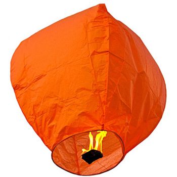 Lampion Zburator portocaliu - 80 cm