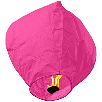 Lampion Zburator roz - 80 cm