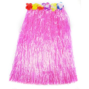Fusta hawaiana roz 60 cm