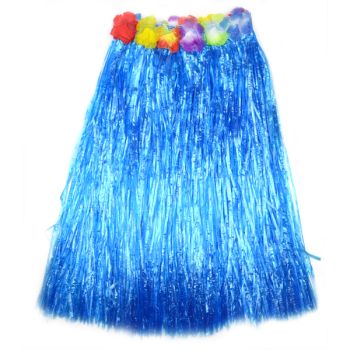 Fusta hawaiiana albastra 60 cm
