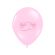 10 baloane roz pastel din latex cu botosei - 30 cm