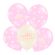 10 baloane roz si crem It's a girl 30 cm
