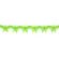 Ghirlanda decorativa fluture verde