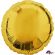 Balon auriu rotund 45 cm