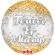 Balon sfera Happy Wedding Day 38 x 40 cm