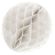Decoratiune rotunda din hartie alba - 25 cm