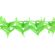 ​Ghirlanda decorativa floare verde