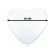 50 baloane inima alba 30 cm