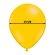 Baloane latex galben miere 25 cm - 100 buc.