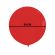 Balon Jumbo rosu 90 cm