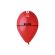Baloane rosii Gemar 26 cm - 100 buc