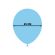 Baloane latex bleu deschis 25 cm - 100 buc