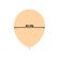 Baloane latex ivory 25 cm - 100 buc