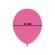 10 baloane roz inchis metalic - 27 cm