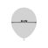 100 Baloane Gemar Alb Perlat 25 cm