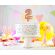 Balon decorativ cifra 2 roz gold - 13 cm