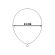 50 baloane chrome roz Gemar- 33 cm