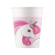 8 pahare party unicorn - 200 ml