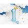 Balon Decorativ Cifra 1 Bleu