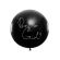 Balon negru descoperire gen cu confetti bleu