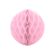 Decorațiune "Honeycomb" roz deschis - 20 cm